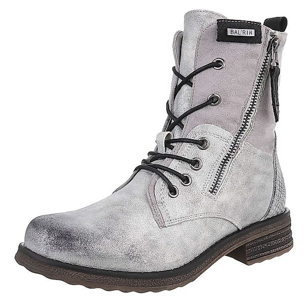 Ital-Design Modischer Damenstiefel mit Schnürung und günstig online kaufen