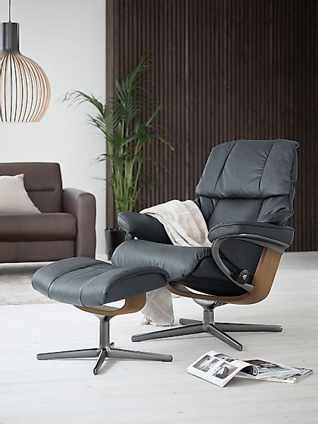 Stressless Relaxsessel "Reno", (Set, Relaxsessel mit Hocker), mit Hocker, m günstig online kaufen
