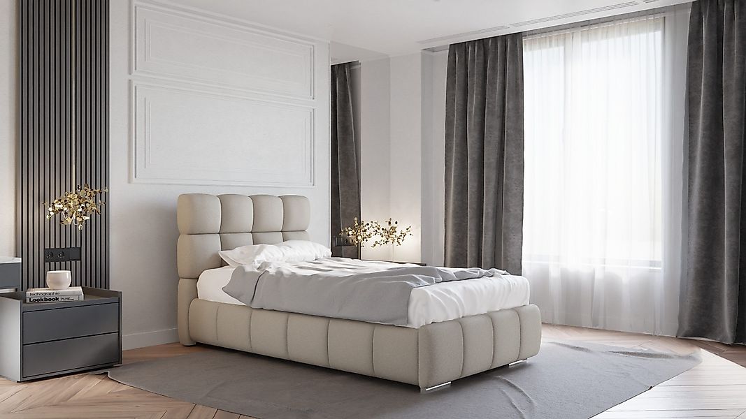PANDA MÖBEL GmbH Polsterbett BLISS Luxus-Bett günstig online kaufen
