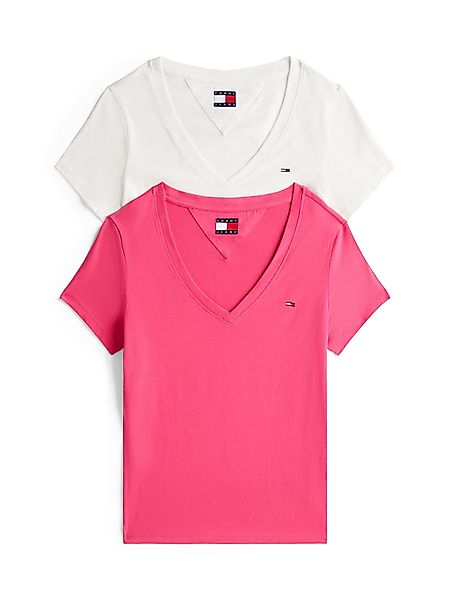 Tommy Jeans T-Shirt TJW 2PACK V-NECK günstig online kaufen
