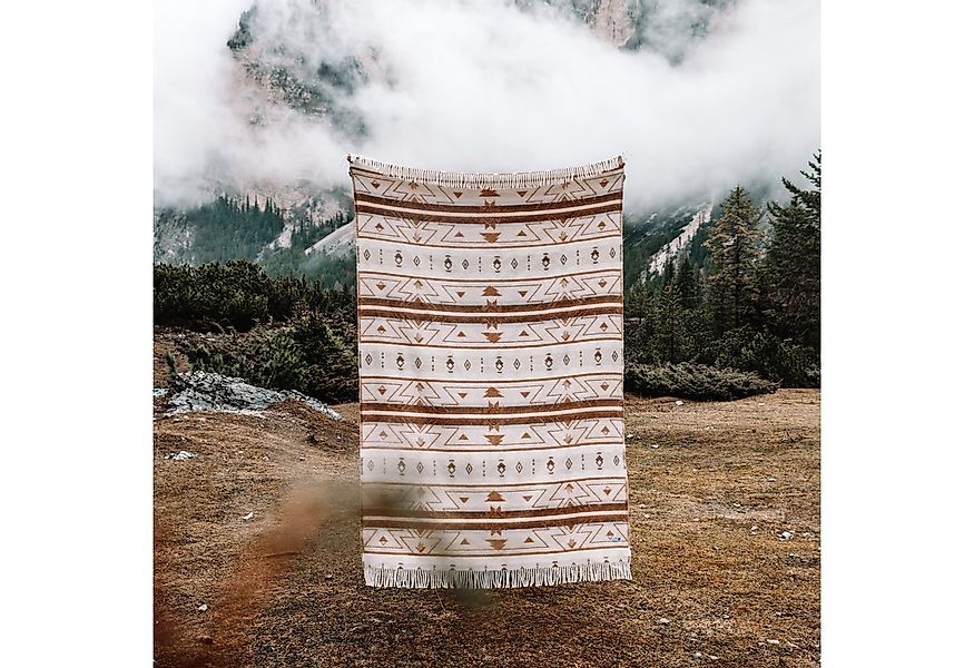 Wolldecke SONORA, Steppenwolle, Nachhaltige Wohndecke 130x200cm, Made in EU günstig online kaufen