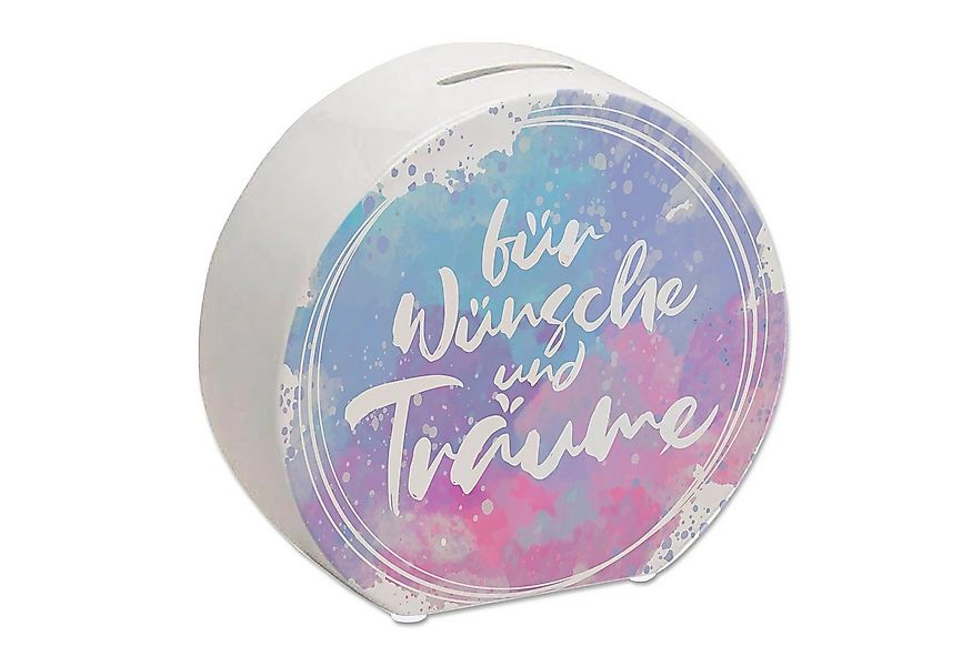 speecheese Spardose Spardose aus Keramik mit schönem Wasserfarbendesign und günstig online kaufen