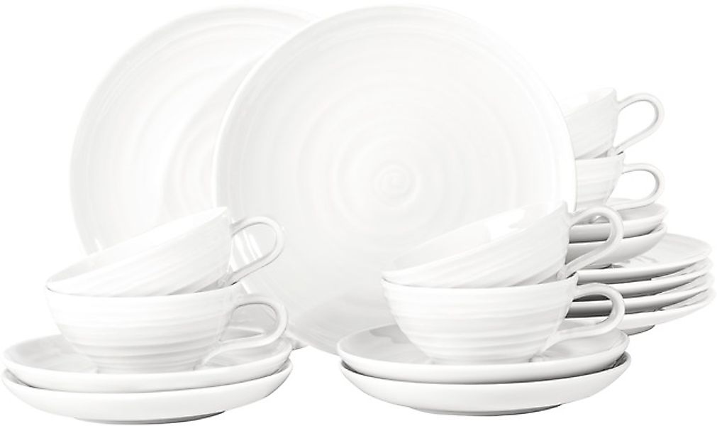 Seltmann Weiden Teeservice "Geschirr-Set, 18 Teile, Terra, klein" Tassen, T günstig online kaufen