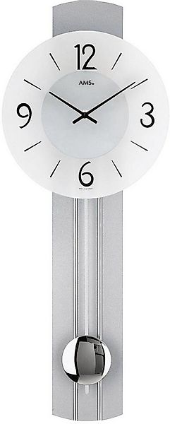 AMS Pendelwanduhr W7275 (Quarzuhr,Holzgehäuse,Esszimmer,Wohnzimmer,Made in günstig online kaufen