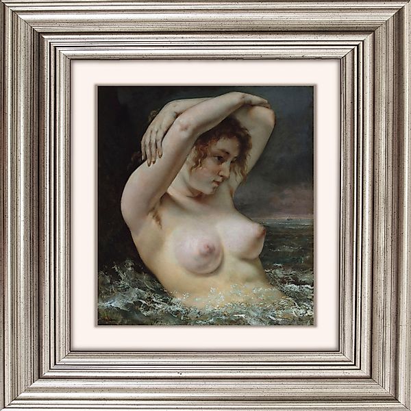 queence Acrylglasbild »Aktzeichnung II«, Anatomie-Kunst-Frau-Gemälde-Erotis günstig online kaufen