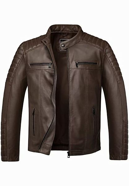 Amaci&Sons Lederjacke Ventura Lederjacke Echtleder Herren Biker Zipper Jack günstig online kaufen