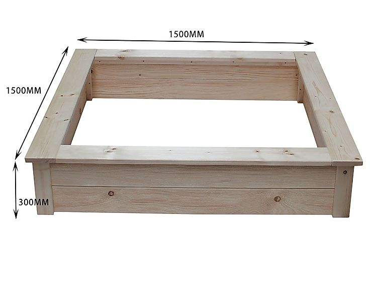Clamaro Sandkasten, (Sandkasten Beach aus Massivholz günstig online kaufen