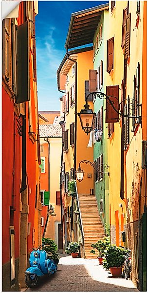 Artland Wandbild »Altstadtgasse Riva del Garda«, Architektonische Elemente, günstig online kaufen