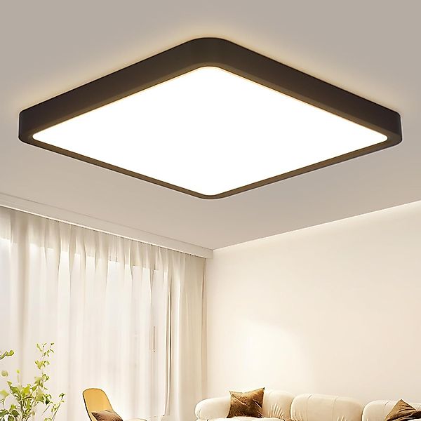 ZMH LED Deckenleuchte Wohnzimmer IP44 Deckenlampe günstig online kaufen