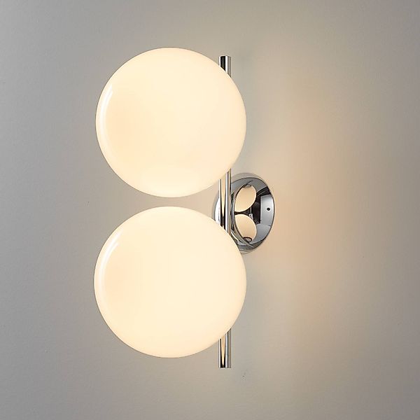 FLOS IC C/W1 Double Wandleuchte chrom Ø 20 cm günstig online kaufen