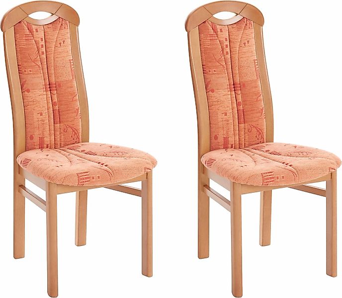 Home affaire 4-Fußstuhl "ALEX, Stuhl,Armlehnstuhl", Struktur, Stuhl, Armleh günstig online kaufen