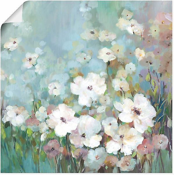 Artland Wandbild "Feldblumengarten", Blumenwiese, (1 St.), als Leinwandbild günstig online kaufen