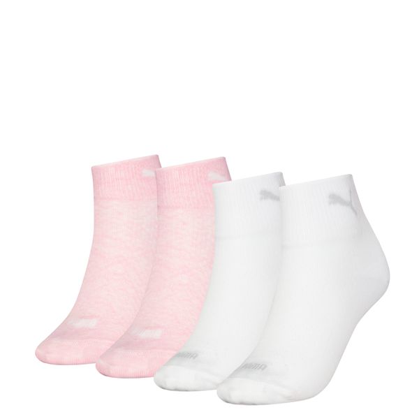 PUMA Kurzsocken "PUMA WOMEN QUARTER 4P ECOM" 4 Paar, mit atmungsaktivem Mat günstig online kaufen