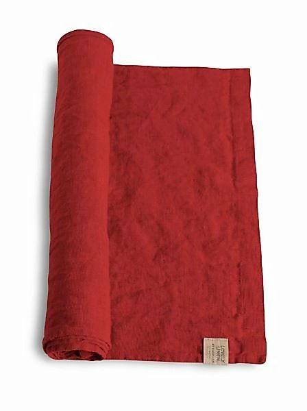 Lovely Linen Tischdecken & -läufer Lovely Tischläufer Leinen real red 47 x  günstig online kaufen