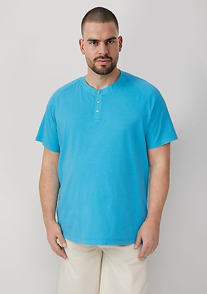 s.Oliver Kurzarmshirt Henley-T-Shirt mit Raglanärmeln und günstig online kaufen