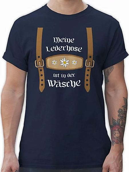 Shirtracer T-Shirt Meine Lederhose ist in der Wäsche Mode für Oktoberfest H günstig online kaufen