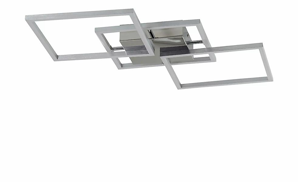 KHG LED-Deckenleuchte  Alu/chrom   ¦ silber ¦ Maße (cm): B: 54 H: 6 T: 54.0 günstig online kaufen