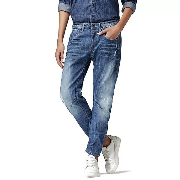 G-star Arc 3d Low Waist Boyfriend Jeans 26 Medium Aged Destroy günstig online kaufen