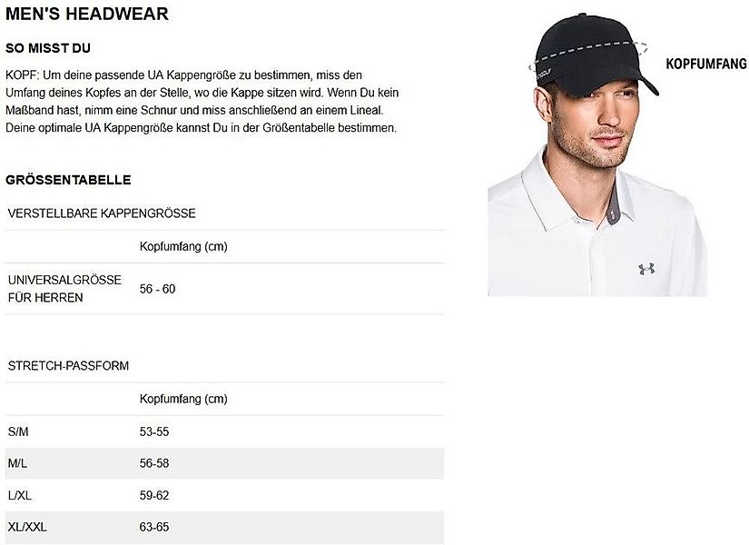 Under Armour® Snapback Cap M Iso-Chill günstig online kaufen