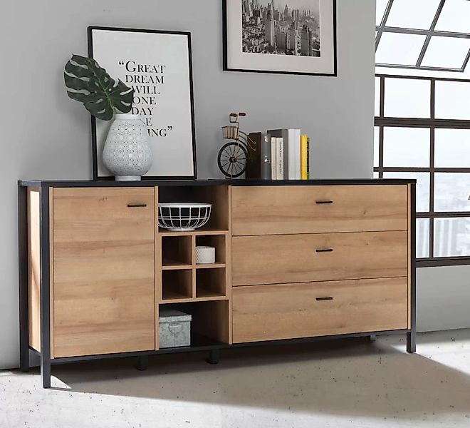 FORTE Sideboard "High Rock", Breite ca. 186 cm günstig online kaufen