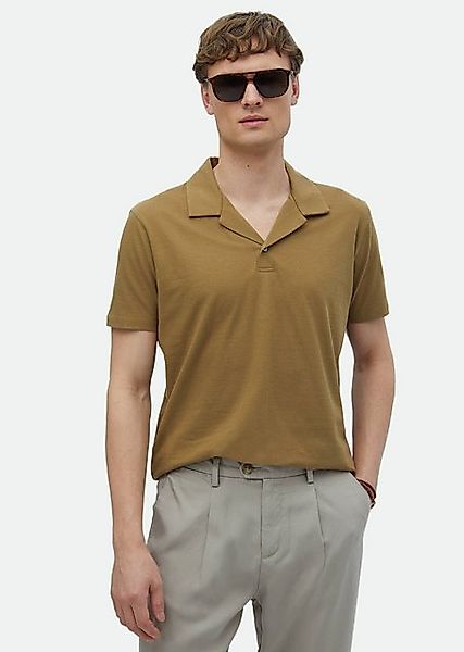 RAMSEY Poloshirt Buff Einfarbig Polo Hals 100% Baumwolle T-Shirt günstig online kaufen