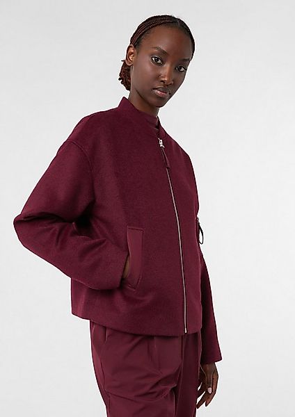 comma Funktionsjacke Outdoor-Jacke Blouson aus Wollmix günstig online kaufen