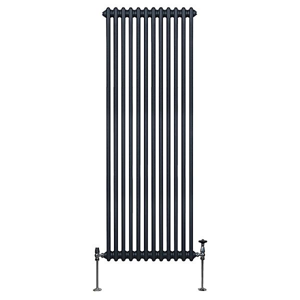 Monstershop Traditioneller 2 Spalten Heizkörper 1800 x 562 mm Anthrazitgrau günstig online kaufen