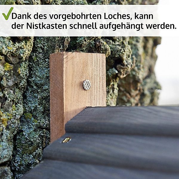 Zooprinz Nistkasten Vogelhaus für Wildvögel Wetterfest günstig online kaufen