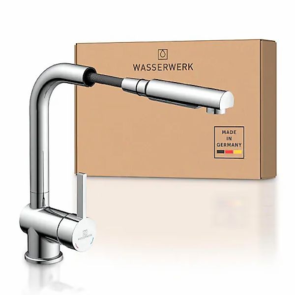 WASSERWERK Spültischarmatur »WK 4, Wasserhahn, Küche, Einhebelmischer« günstig online kaufen