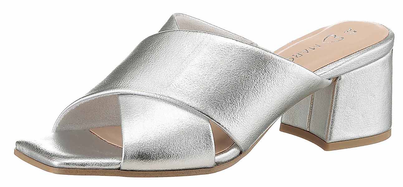 MARCO TOZZI Pantolette, Blockabsatz, Sommerschuh, Schlappen mit gekreuzter günstig online kaufen