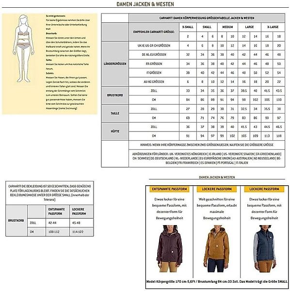 Carhartt Sweatweste Sherpa 104224 günstig online kaufen