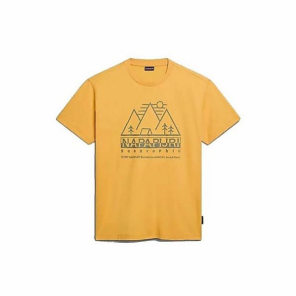 Napapijri T-Shirt Herren Kurzarm-T-Shirt Napapjiri S-Faber Gold günstig online kaufen