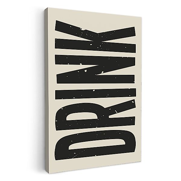 OneMillionCanvasses® Leinwandbild Vintage - Schwarz - günstig online kaufen