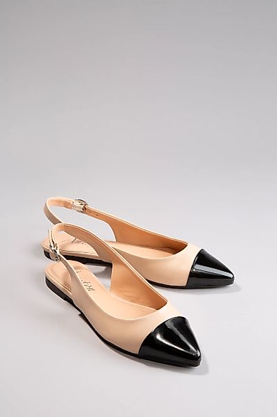 Aniston SHOES Slingpumps, Flat, Sommerschuh, Lackspitze - NEUE KOLLEKTION günstig online kaufen