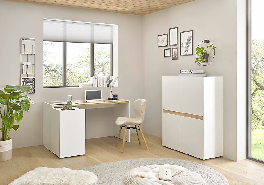 Home affaire Büromöbel-Set "CiTY/GiRON" Set, 3 Stk. tlg. günstig online kaufen