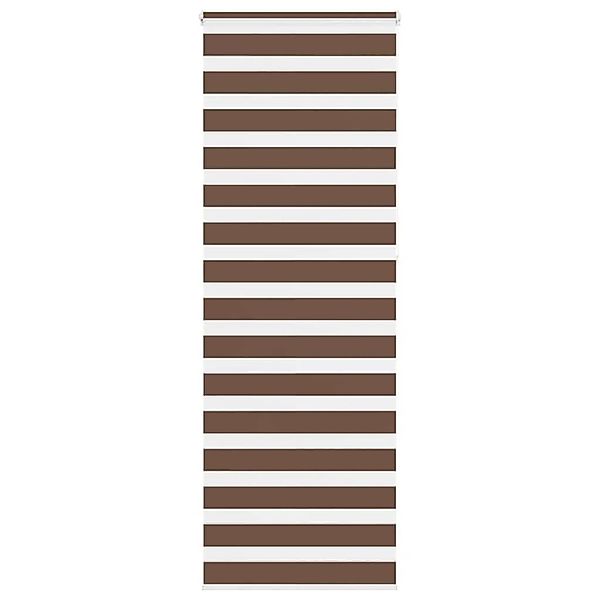 vidaXL Doppelrollo Braun 80x230 cm Stoffbreite 75,9 cm Polyester 4014387 günstig online kaufen