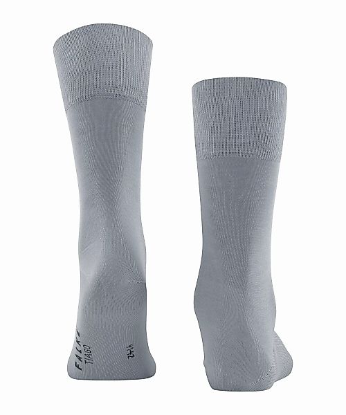 FALKE Tiago Herren Socken, 43-44, Grau, Uni, Baumwolle, 14662-321405 günstig online kaufen
