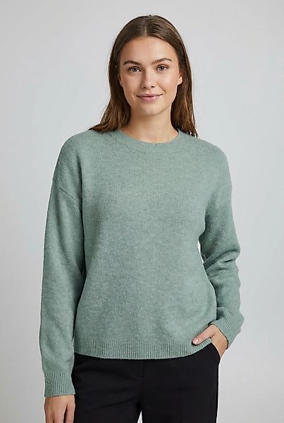 Vila Strickpullover "VILIGA L/S O-NECK KNIT TOP - NOOS" Materialmix, relaxe günstig online kaufen