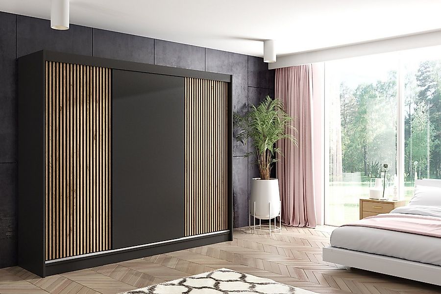 ALTDECOR Schiebetürenschrank VILAN (Kleiderschrank Garderobenschrank mit vi günstig online kaufen