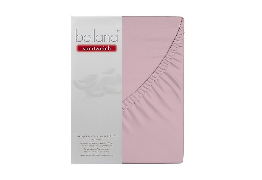 bellana Spannbettlaken Bellana samtweich, Jersey, Gummizug: rundum, (1 Stüc günstig online kaufen