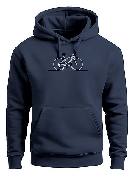 Neverless Hoodie Herren Hoodie Bicycle Line Art Kapuzensweatshirt Fahrrad D günstig online kaufen
