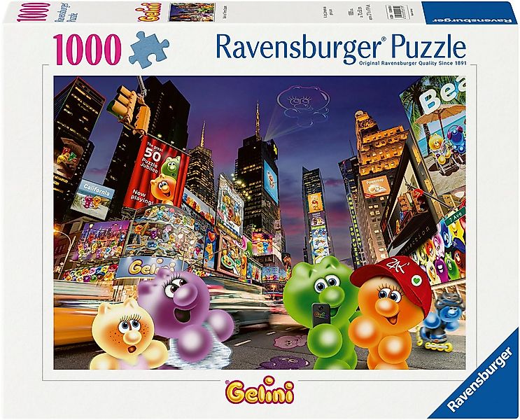 Ravensburger Puzzle Gelini am Time Square, 1000 Puzzleteile, Made in German günstig online kaufen