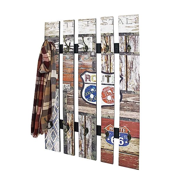 Design Wandgarderobe im Vintage Look Haken günstig online kaufen