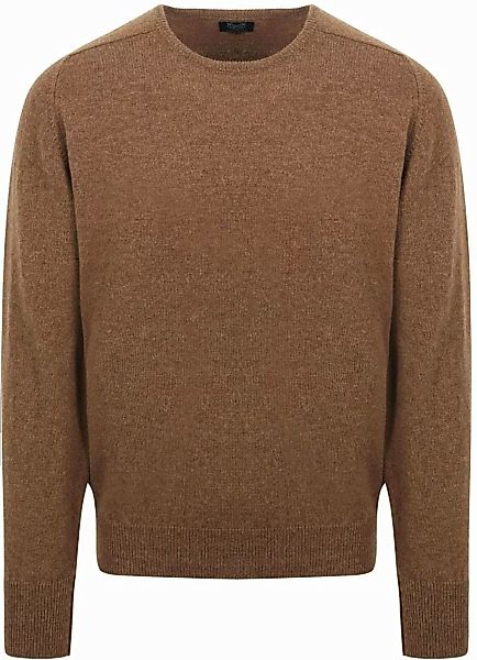 William Lockie Pullover Lammwolle Driftwood - Größe XL günstig online kaufen