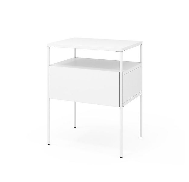 Vicco Nachtschrank Mira, Weiß, 40 x 50 cm günstig online kaufen