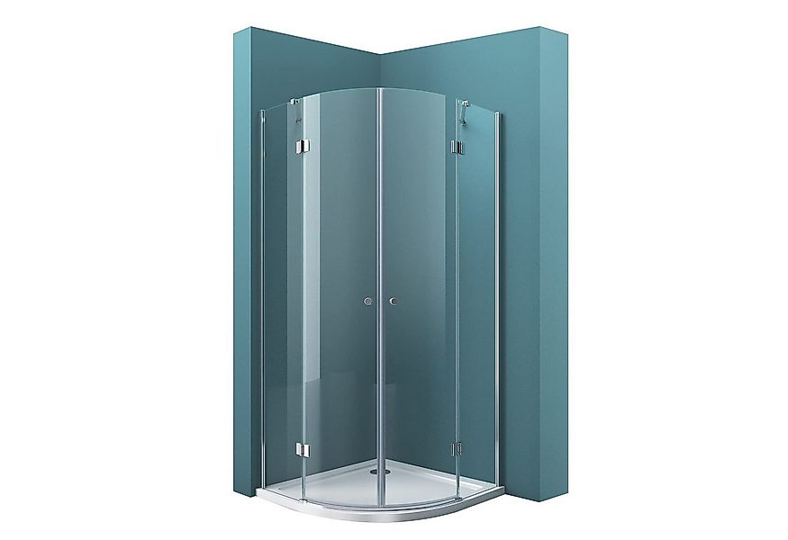 Mai & Mai Runddusche Duschkabine Duschabtrennung Viertelkreis ESG Glas mit günstig online kaufen