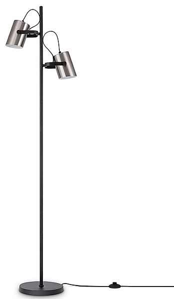 Paco Home Stehlampe »KARL«, 2 flammig, Leuchtmittel E27   ohne Leuchtmittel günstig online kaufen