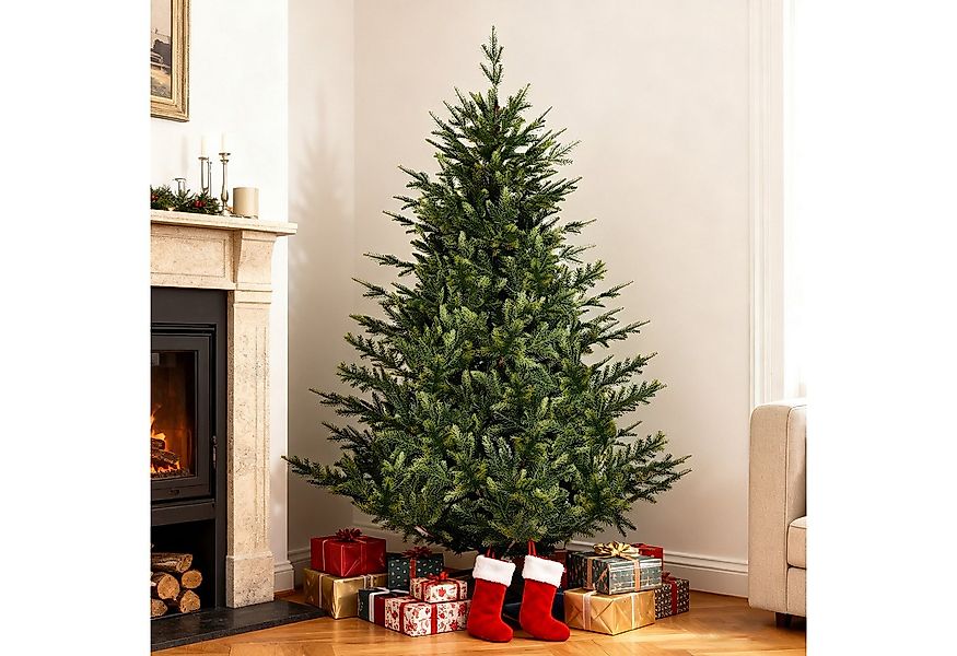 Salcar Künstlicher Weihnachtsbaum Künstlich Tannenbaum mit Fichtennadeln, r günstig online kaufen