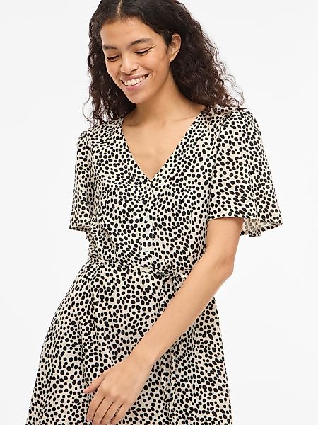 Vila Minikleid "VIGRACE V-NECK S/S SHORT DRESS - NOOS" Sommerkleid günstig online kaufen