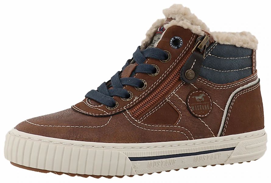 Mustang Shoes Sneaker "Ezio" High Top Sneaker, Schnürboots mit Reißverschlu günstig online kaufen